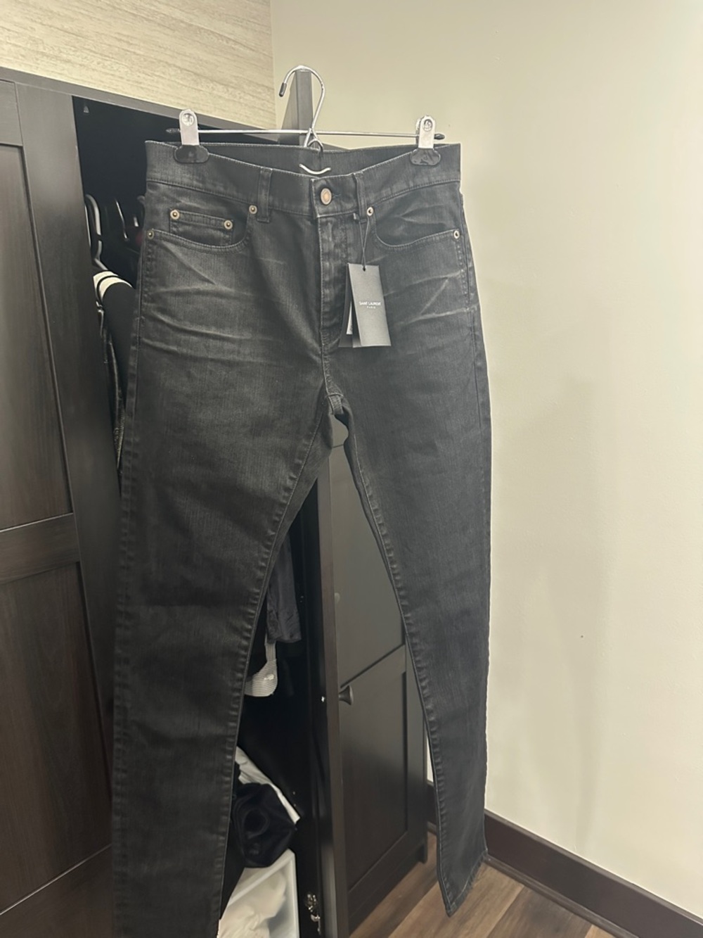 Saint Laurent Black Skinny Jeans